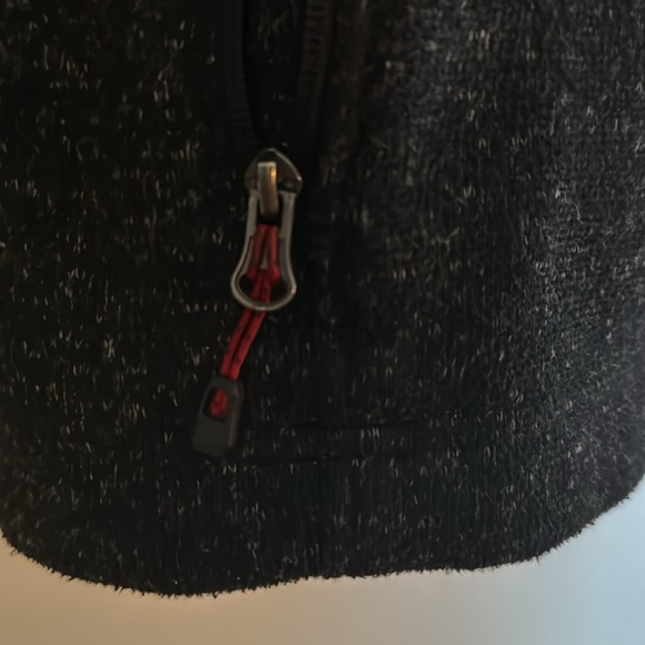 Stoic (Backcountry) Black, Grey Speckled, and Red Accents Zip-Up Jacket - Picture 7 of 12